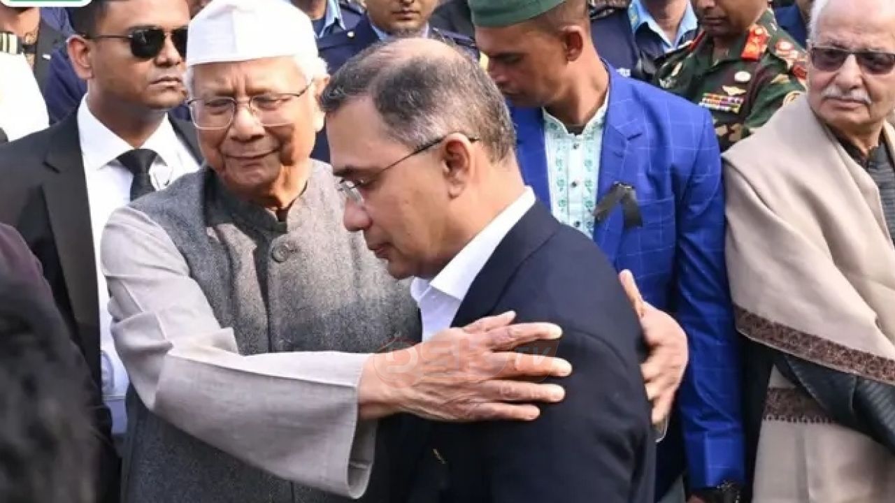 শোকাহত তারেক রহমানকে প্রধান উপদেষ্টার সান্ত্বনা