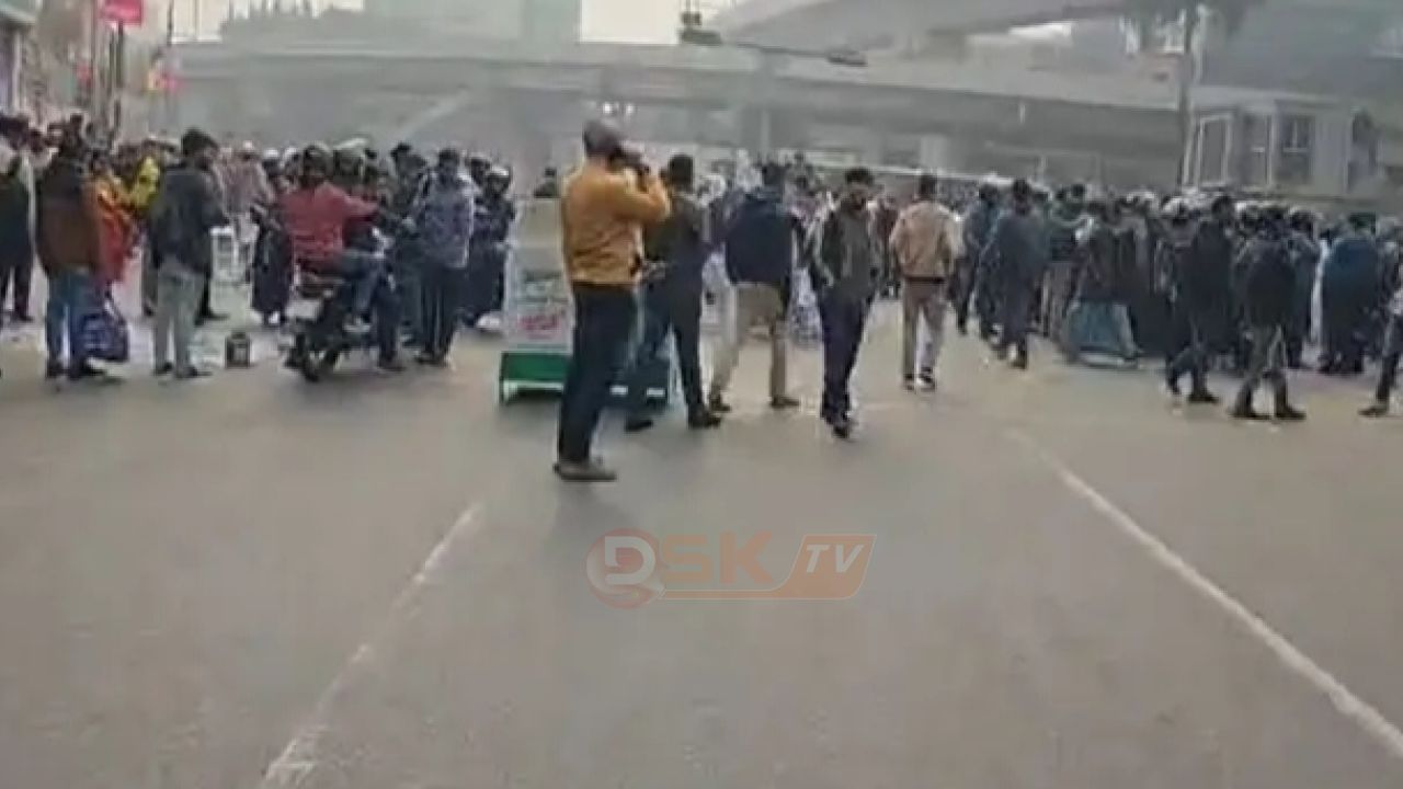 ফার্মগেটে শিক্ষার্থীদের অবরোধ প্রত্যাহার