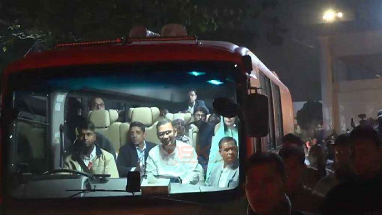 সিলেটে পৌঁছেছেন বিএনপি চেয়ারম্যান তারেক রহমান