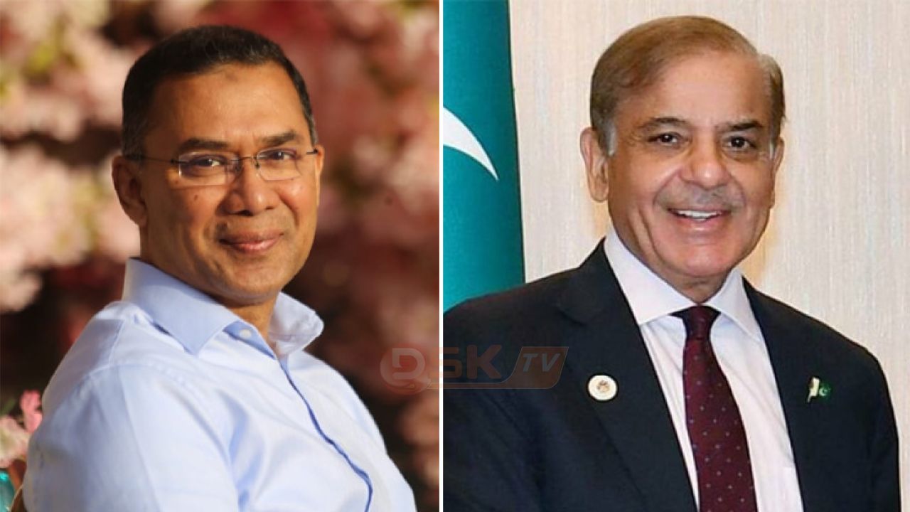তারেক রহমানকে অভিনন্দন জানালেন পাকিস্তানের প্রধানমন্ত্রী