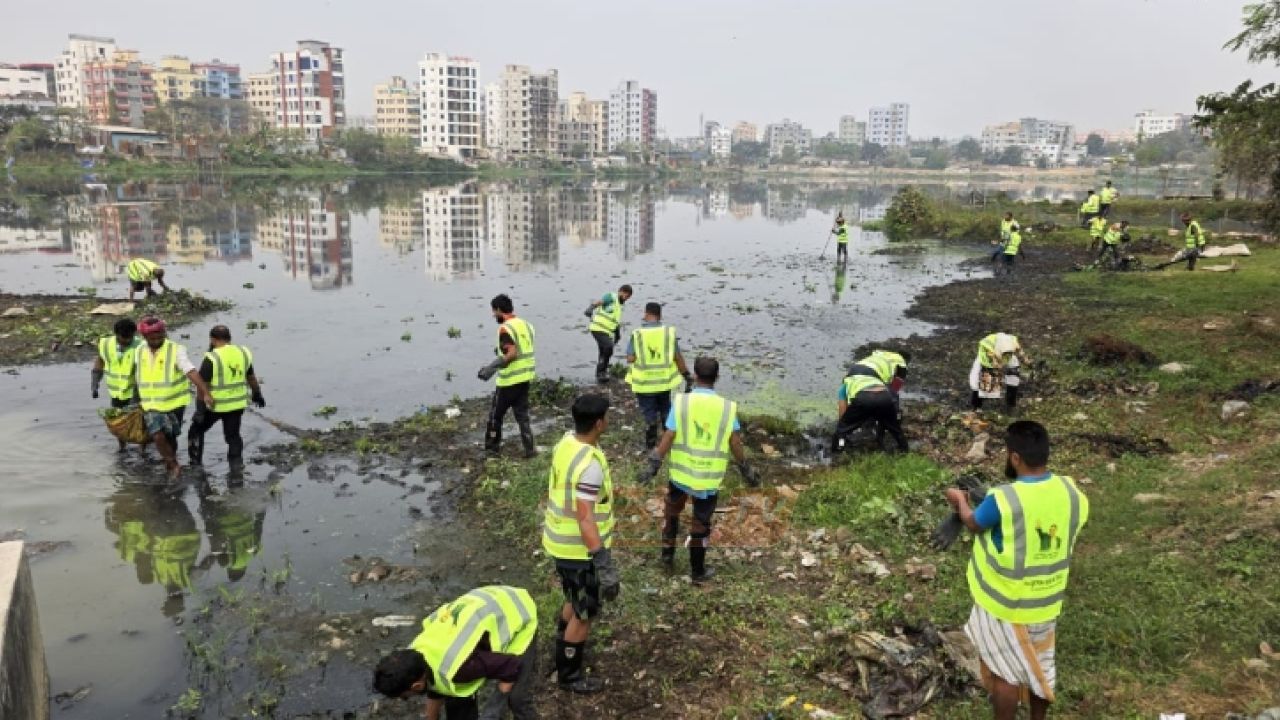 বিএনপির পরিষ্কারাভিযানে প্রাণ ফিরছে রাজধানীর খাল–ডোবা–নালায়