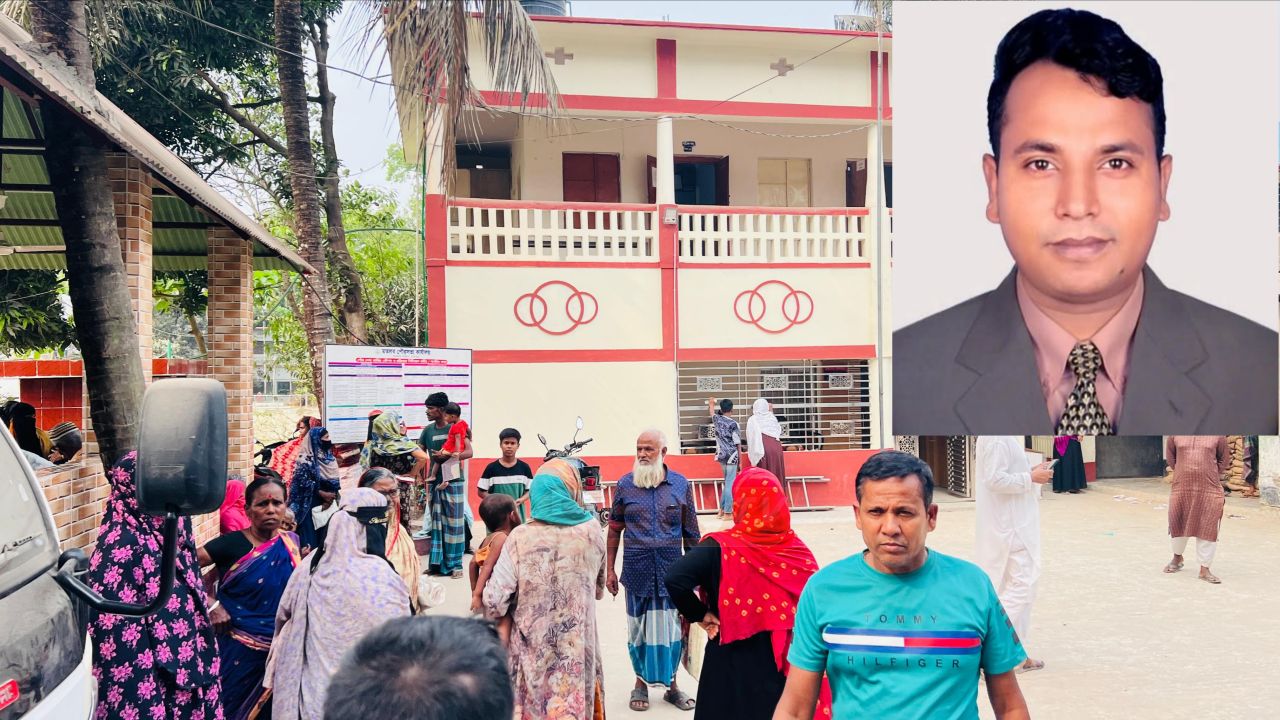 মতলব পৌরসভায় ভিজিএফ চাল নিতে গিয়ে স্টোর কিপারের মা'রধরের শিকার গৃহবধূ