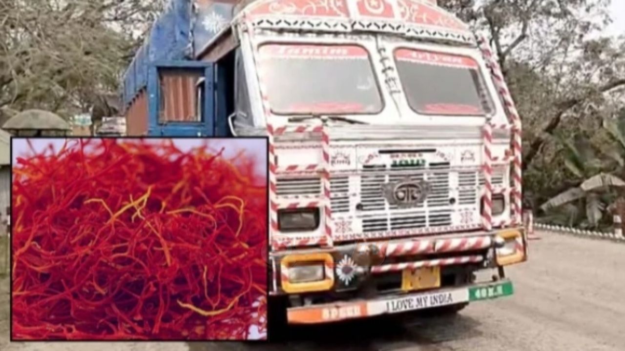 লাল ঘাস’ বলে ভারত থেকে এলো ৮ কোটি টাকার জাফরান