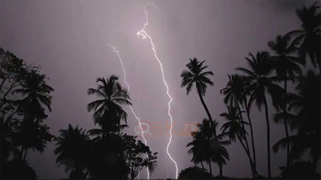 সন্ধ্যার মধ্যে চার অঞ্চলে ৬০ কিমি বেগে বজ্রবৃষ্টির আভাস