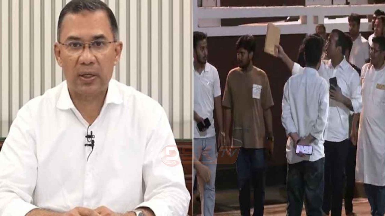 গুলশানে প্রধানমন্ত্রীর সঙ্গে ছাত্রদল নেতাদের বৈঠক 