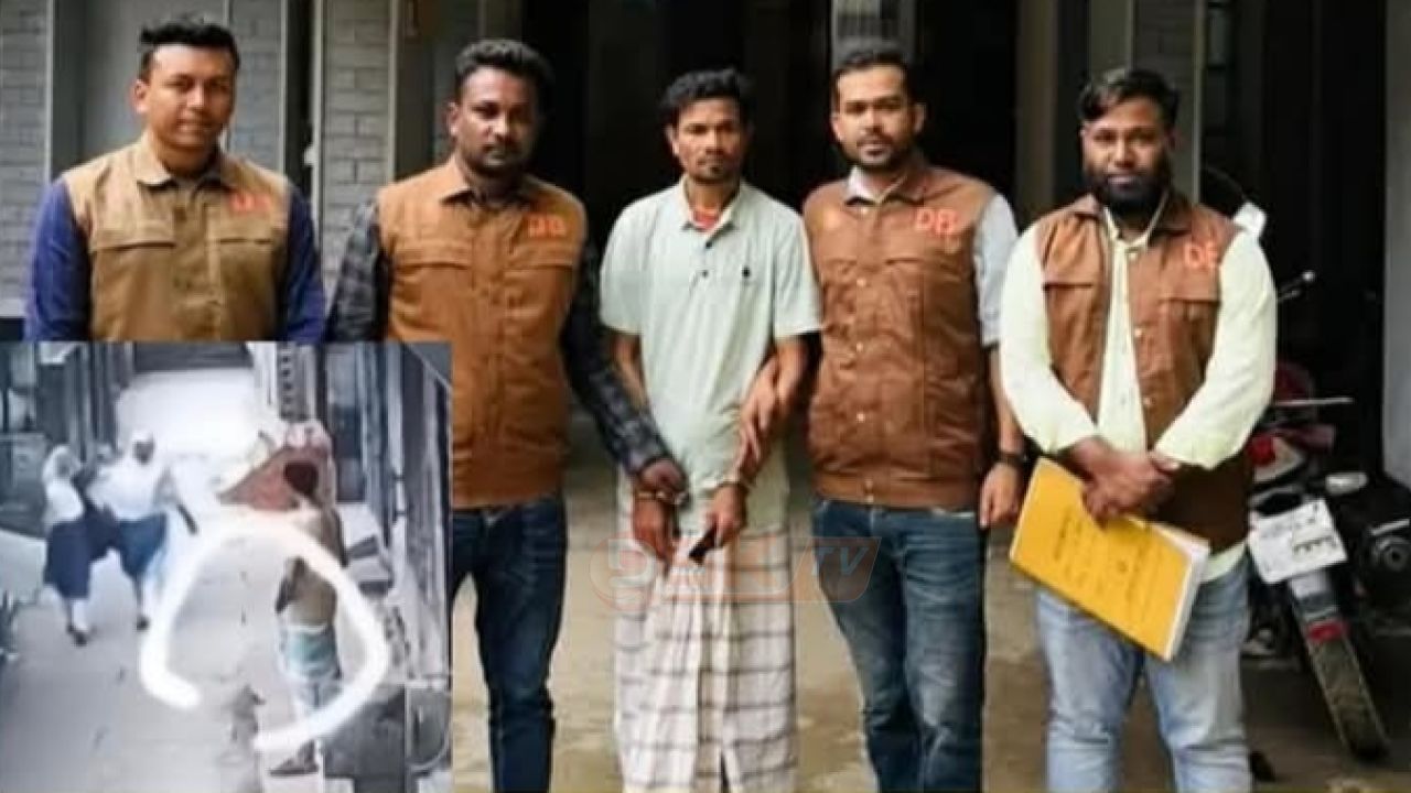 স্কুল শিক্ষার্থীদের দেখে অ'শ্লীল অ'ঙ্গভ'ঙ্গি করায় আটক 