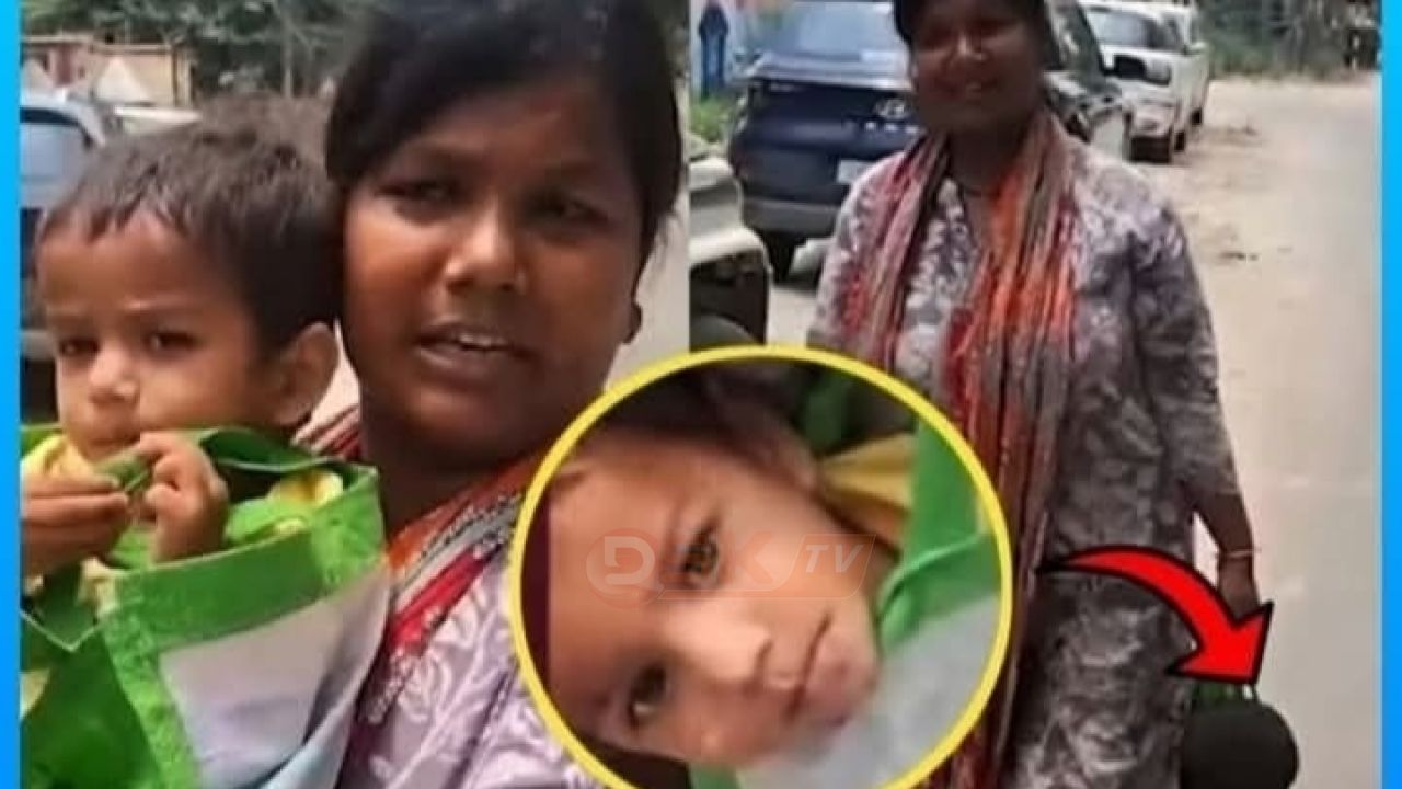 ব্যাগে সন্তান, চোখে হাজারো চিন্তা—এক মায়ের নীরব যু'দ্ধ 