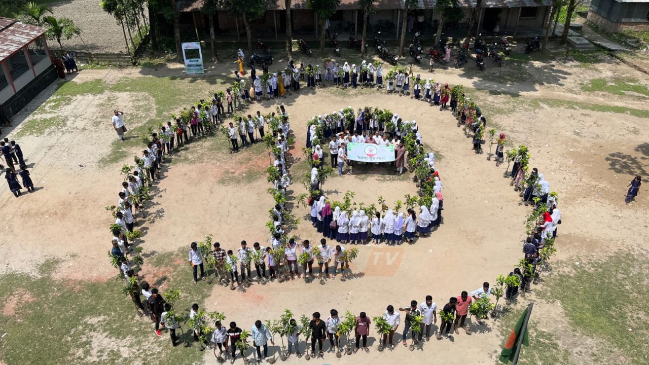 নাগেশ্বরীতে অরণ্যের উদ্যোগে ‘সবুজ উৎসব-২০২৬ অনুষ্ঠিত। 