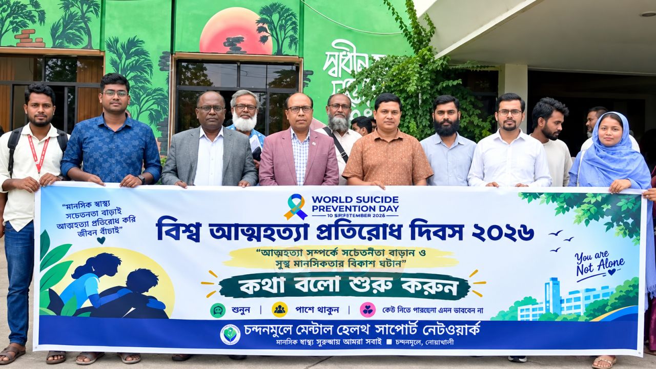 নোবিপ্রবিতে আ'ত্মহ'ত্যা প্রতিরোধ দিবসের র‍্যালি