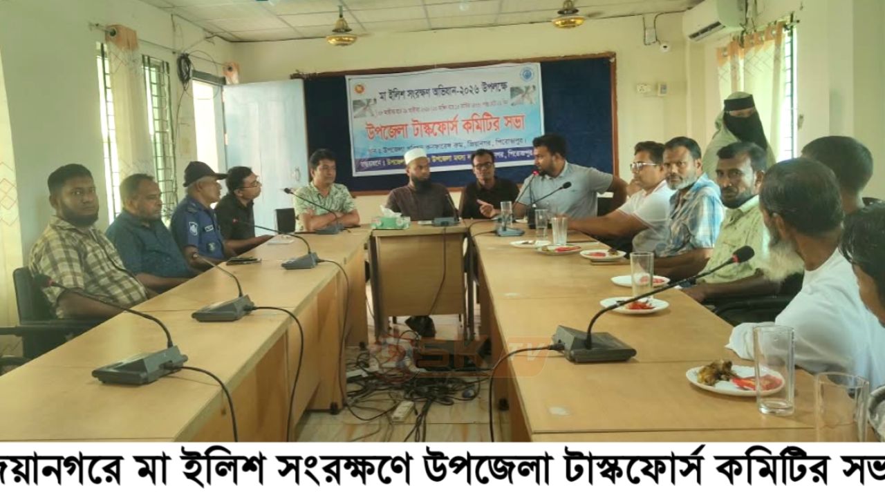 জিয়ানগরে মা ইলিশ সংরক্ষণে উপজেলা টাস্কফোর্স কমিটির সভা