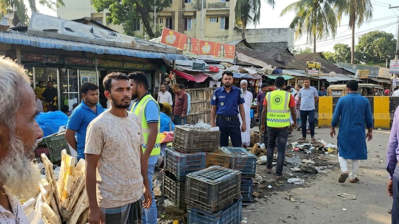  দেবিদ্বারে অবৈধ স্হাপনা উচ্ছেদ অভিযান পরিচালনা করছেন উপজেলা প্রশাসন